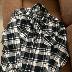 JACHS Girlfriend Plaid Black and White Camisole